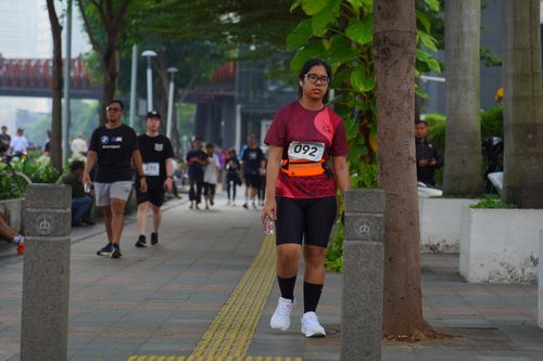 Race photo from Assurance Fun Run 2024