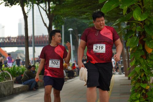Race photo from Assurance Fun Run 2024
