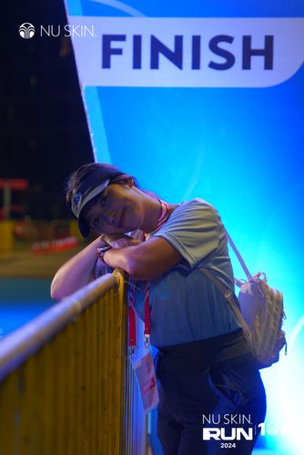 Race photo from Nu Skin Run 10K
