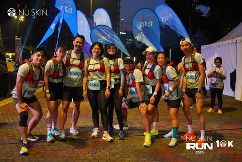 Race photo from Nu Skin Run 10K