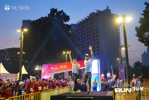 Race photo from Nu Skin Run 10K