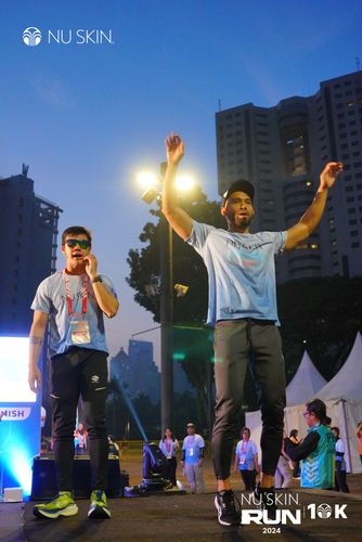 Race photo from Nu Skin Run 10K