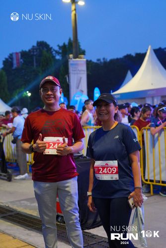Race photo from Nu Skin Run 10K