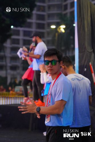Race photo from Nu Skin Run 10K