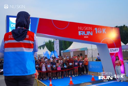Race photo from Nu Skin Run 10K