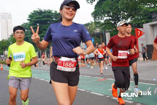 Race photo from Nu Skin Run 10K
