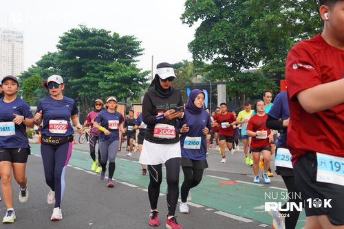 Race photo from Nu Skin Run 10K