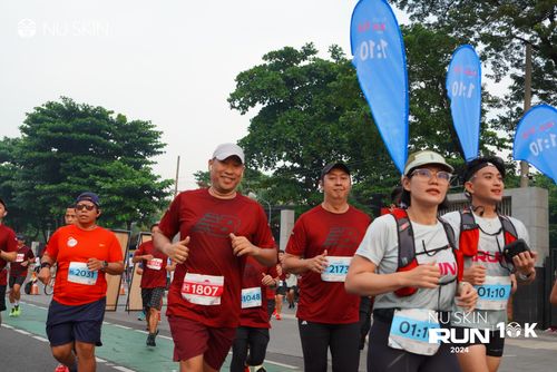 Race photo from Nu Skin Run 10K