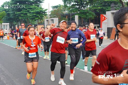 Race photo from Nu Skin Run 10K