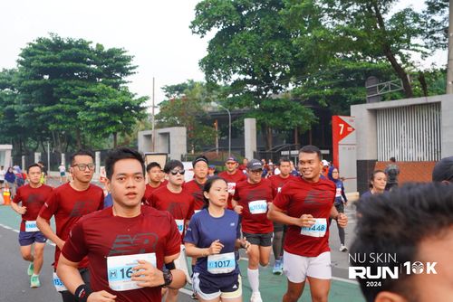 Race photo from Nu Skin Run 10K