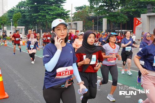 Race photo from Nu Skin Run 10K