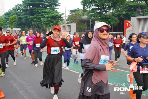 Race photo from Nu Skin Run 10K