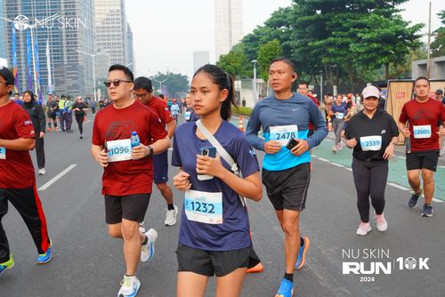 Race photo from Nu Skin Run 10K