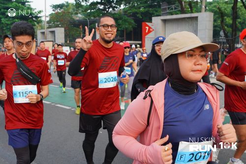 Race photo from Nu Skin Run 10K