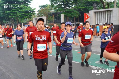 Race photo from Nu Skin Run 10K