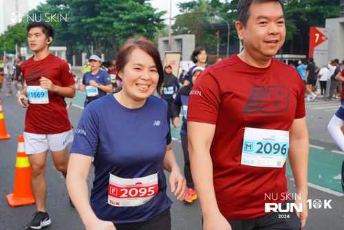 Race photo from Nu Skin Run 10K