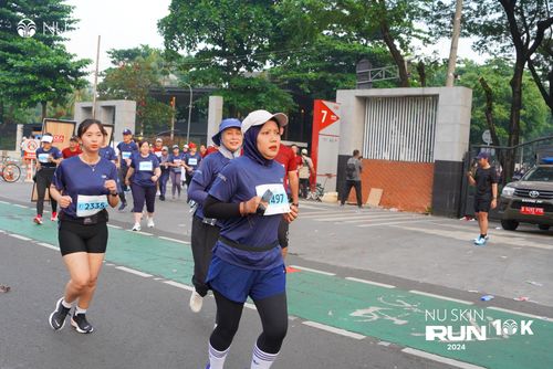 Race photo from Nu Skin Run 10K