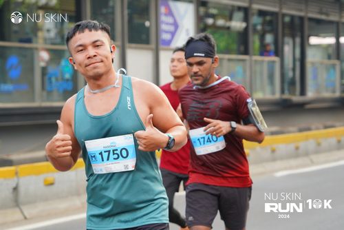 Race photo from Nu Skin Run 10K