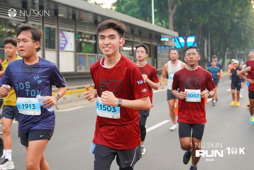 Race photo from Nu Skin Run 10K