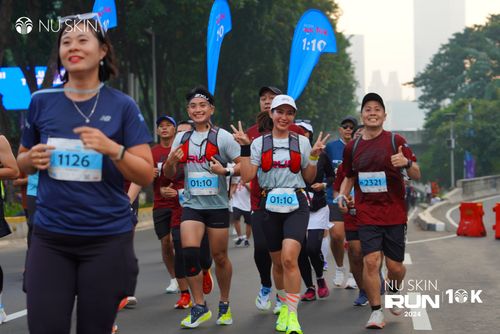 Race photo from Nu Skin Run 10K
