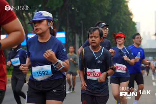 Race photo from Nu Skin Run 10K