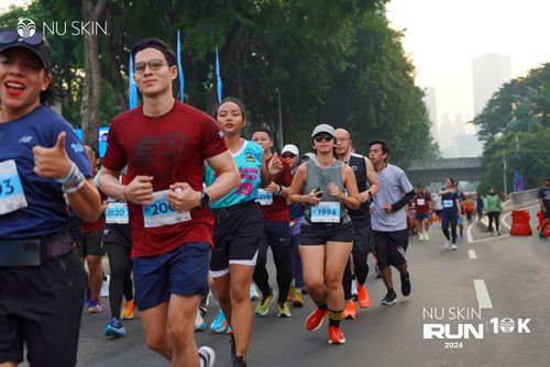 Race photo from Nu Skin Run 10K