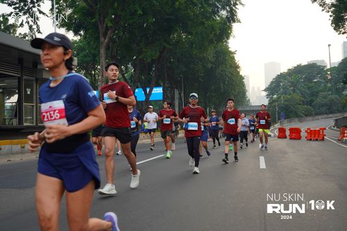 Race photo from Nu Skin Run 10K