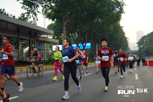 Race photo from Nu Skin Run 10K