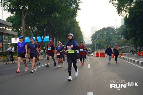 Race photo from Nu Skin Run 10K