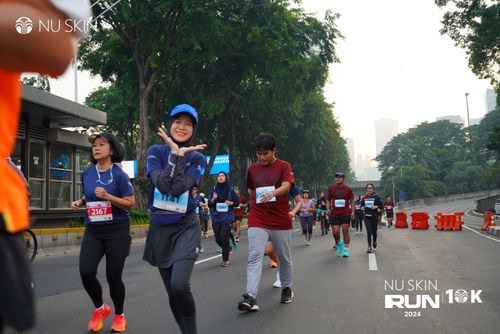 Race photo from Nu Skin Run 10K