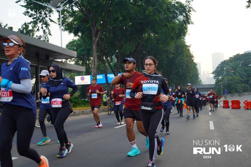 Race photo from Nu Skin Run 10K