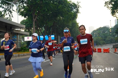 Race photo from Nu Skin Run 10K