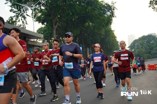 Race photo from Nu Skin Run 10K