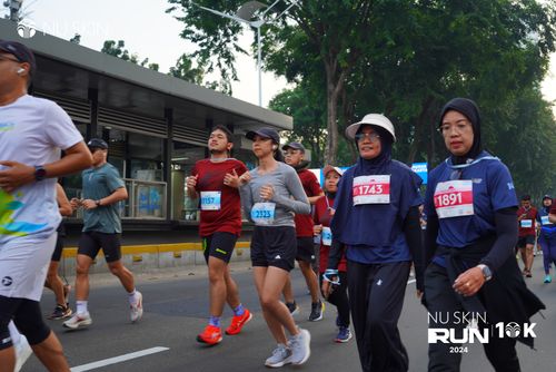Race photo from Nu Skin Run 10K