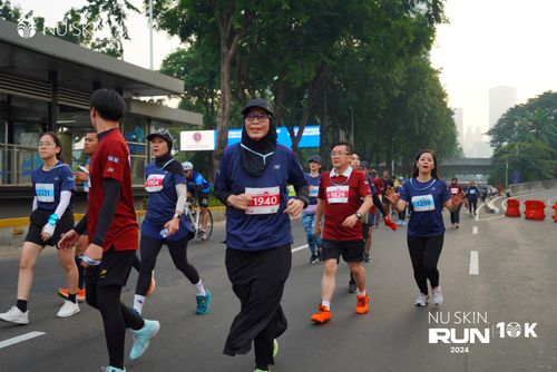 Race photo from Nu Skin Run 10K