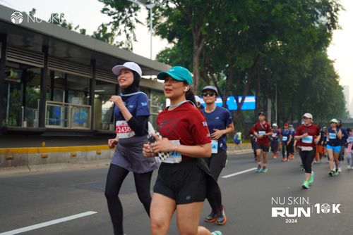 Race photo from Nu Skin Run 10K