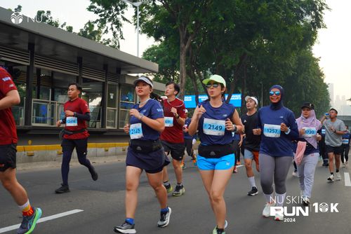 Race photo from Nu Skin Run 10K