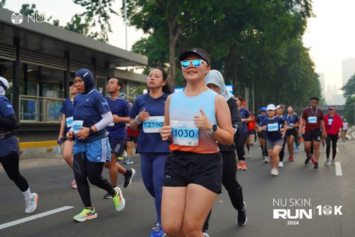 Race photo from Nu Skin Run 10K