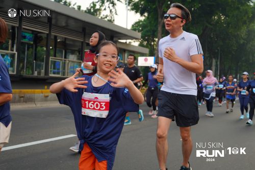 Race photo from Nu Skin Run 10K