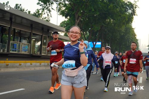 Race photo from Nu Skin Run 10K