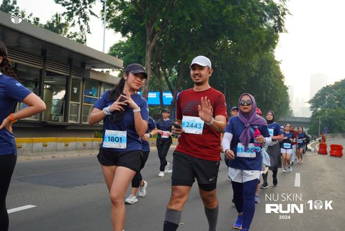 Race photo from Nu Skin Run 10K