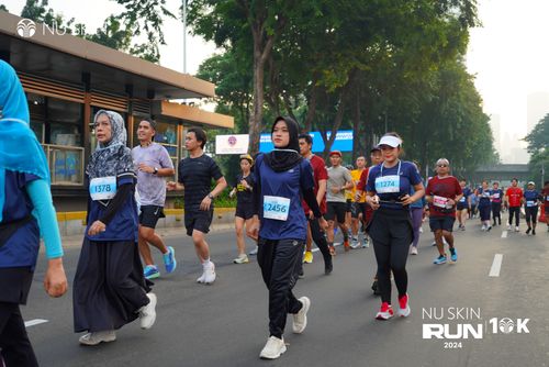 Race photo from Nu Skin Run 10K