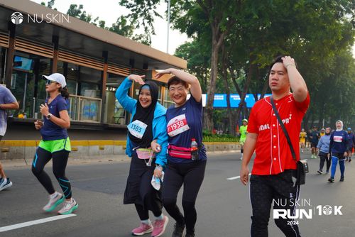 Race photo from Nu Skin Run 10K