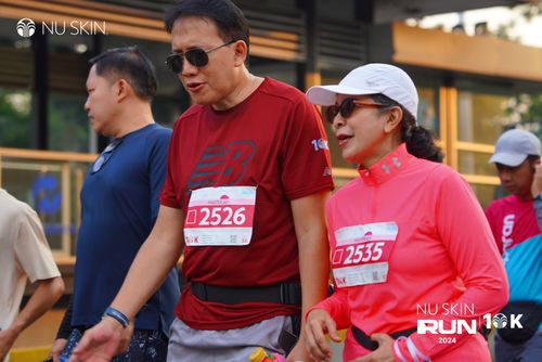 Race photo from Nu Skin Run 10K