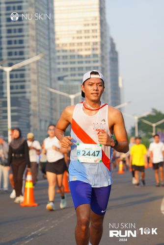 Race photo from Nu Skin Run 10K