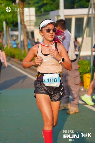 Race photo from Nu Skin Run 10K
