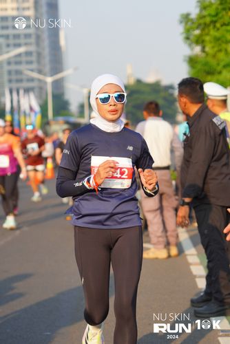 Race photo from Nu Skin Run 10K