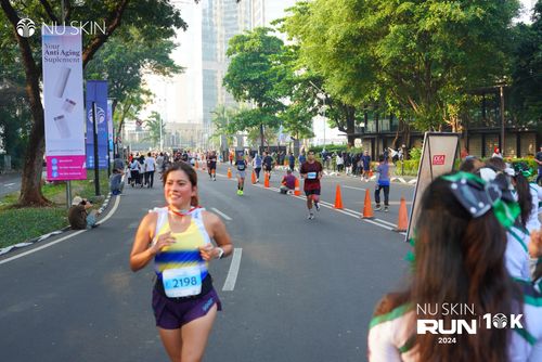 Race photo from Nu Skin Run 10K