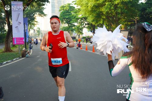 Race photo from Nu Skin Run 10K