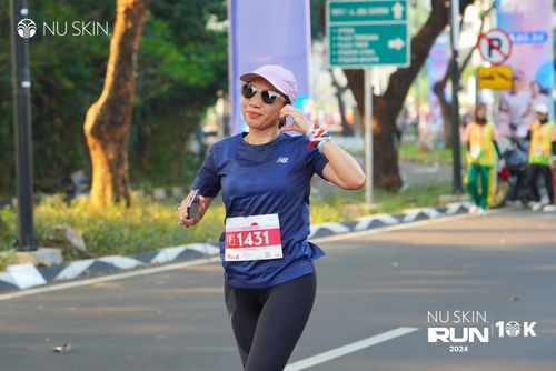 Race photo from Nu Skin Run 10K